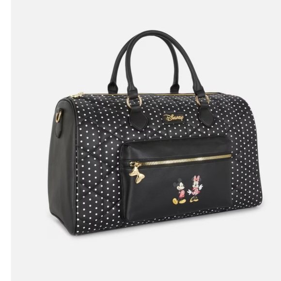 Disney’s Minnie Mouse Faux Leather Weekender - Picture 2 of 2